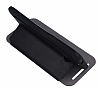 Pipilu HTC One M8 Standl nce Yan Kapakl Siyah Klf - Resim: 4