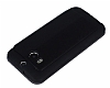 Pipilu HTC One M8 Standl nce Yan Kapakl Siyah Klf - Resim 2