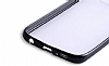 PIPILU Samsung Galaxy S6 Edge Beyaz Silikon Kenarl effaf Rubber Klf - Resim 2