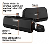 Pratigo 3000 mAh Micro USB PowerBank Siyah Yedek Batarya - Resim 1