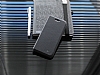 Puloka iPhone 6 / 6S Gizli Mknatsl Standl Siyah Deri Klf - Resim 2