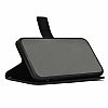 Realme C15 Czdanl Kapakl Siyah Deri Klf - Resim: 1