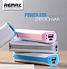Remax 2600 mAh Powerbank Pembe Yedek Batarya - Resim: 1