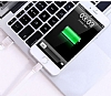 Remax KingKong Lightning Beyaz USB Katlanmayan Data Kablosu 1.50m - Resim: 1