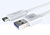 Remax Quick Charge USB Type-C Beyaz Data Kablosu 1m - Resim 1