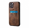 Rich Boss Samsung Galaxy S20 FE Kartlkl Kamera Korumal Koyu Kahverengi Deri Klf - Resim: 3