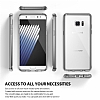 Ringke Fusion Samsung Galaxy Note FE Ultra Koruma effaf Siyah Klf - Resim 2
