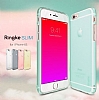 Ringke Slim Frost iPhone 6 / 6S 360 Kenar Koruma Beyaz Rubber Klf - Resim 1