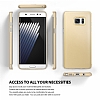 Ringke Slim Frost Samsung Galaxy Note FE 360 Kenar Koruma Yeil Rubber Klf - Resim 1