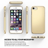 Ringke Slim iPhone 7 / 8 360 Kenar Koruma Gold Rubber Klf - Resim: 1
