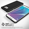 Ringke Slim Samsung Galaxy Note 5 360 Kenar Koruma Siyah Rubber Klf - Resim: 3