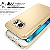 Ringke Slim Samsung Galaxy S7 360 Kenar Koruma Gold Rubber Klf - Resim: 3