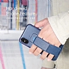 Roar Aura iPhone SE 2020 Standl Krmz Silikon Klf - Resim: 3