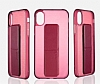 Roar Aura iPhone X / XS Standl Krmz Silikon Klf - Resim: 5