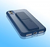 Roar Aura iPhone X / XS Standl Mavi Silikon Klf - Resim: 1