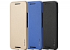 Rock Touch HTC One M9 nce Yan Kapakl Gold Deri Klf - Resim: 6