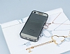 Eiroo Edges Glow iPhone SE / 5 / 5S Fla Sensrl Tal effaf Siyah Silikon Klf - Resim: 2