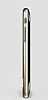 Rock iPhone 6 Plus / 6S Plus Gold Metalik Kenarl Siyah Silikon Klf - Resim 11