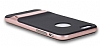 Rock Royce iPhone 6 / 6S Rose Gold Metalik Kenarl Standl Siyah Silikon Klf - Resim: 5