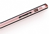 Rock Royce iPhone 7 Rose Gold Metalik Kenarl Siyah Silikon Klf - Resim 6