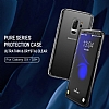 Rock Samsung Galaxy S9 Şeffaf Siyah Silikon Kenarlı Rubber Kılıf - Resim 5