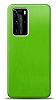 Dafoni Huawei P40 Pro Metalik Parlak Grnml Yeil Telefon Kaplama
