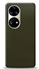 Dafoni Huawei P50 Pro Metalik Parlak Grnml Koyu Yeil Telefon Kaplama