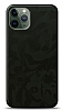Dafoni iPhone 11 Pro Max Yeil Kamuflaj Telefon Kaplama