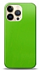 Dafoni iPhone 13 Pro Max Metalik Parlak Grnml Yeil Telefon Kaplama