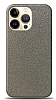 Dafoni iPhone 13 Pro Max Silver Parlak Simli Telefon Kaplama
