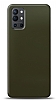 Dafoni OnePlus 9R Metalik Parlak Grnml Koyu Yeil Telefon Kaplama