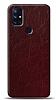 Dafoni OnePlus Nord N10 5G Bordo Electro Deri Grnml Telefon Kaplama