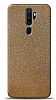 Dafoni Oppo A5 2020 Gold Parlak Simli Telefon Kaplama