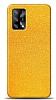 Dafoni Oppo A74 4G Sarı Parlak Simli Telefon Kaplama
