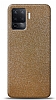 Dafoni Oppo A94 4G Gold Parlak Simli Telefon Kaplama