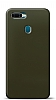 Dafoni Oppo AX7 / Oppo A5s Metalik Parlak Grnml Koyu Yeil Telefon Kaplama