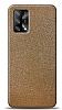 Dafoni Oppo F19 Gold Parlak Simli Telefon Kaplama