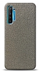 Dafoni Realme 6 Pro Silver Parlak Simli Telefon Kaplama