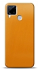 Dafoni Realme C15 Metalik Parlak Grnml Sar Telefon Kaplama