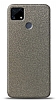 Dafoni Realme C25S Silver Parlak Simli Telefon Kaplama