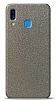 Dafoni Samsung Galaxy A20 / A30 Silver Parlak Simli Telefon Kaplama