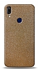 Dafoni Samsung Galaxy A40 Gold Parlak Simli Telefon Kaplama