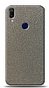 Dafoni Samsung Galaxy A40 Silver Parlak Simli Telefon Kaplama