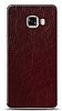Dafoni Samsung Galaxy C5 Bordo Electro Deri Grnml Telefon Kaplama