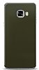 Dafoni Samsung Galaxy C5 Metalik Parlak Grnml Koyu Yeil Telefon Kaplama