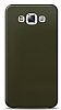 Dafoni Samsung Galaxy E5 Metalik Parlak Grnml Koyu Yeil Telefon Kaplama