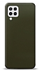 Dafoni Samsung Galaxy M22 Metalik Parlak Grnml Koyu Yeil Telefon Kaplama