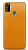 Dafoni Samsung Galaxy M31 Metalik Parlak Grnml Sar Telefon Kaplama