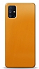 Dafoni Samsung Galaxy M51 Metalik Parlak Grnml Sar Telefon Kaplama