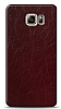 Dafoni Samsung Galaxy Note 5 Bordo Electro Deri Grnml Telefon Kaplama